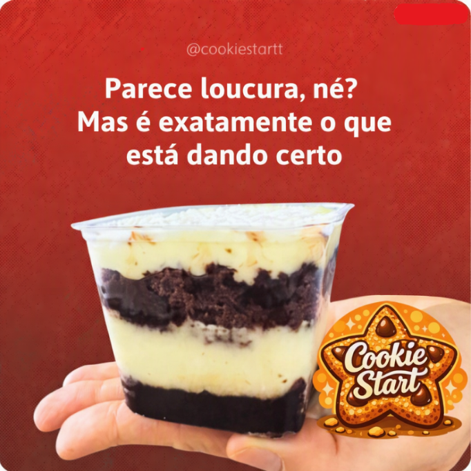 Card bolo no pote - Parece loucura